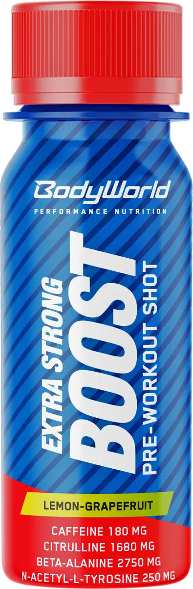 BodyWorld Boost Shot 80 ml citron-grep