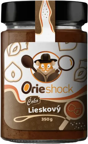 Prom-In Orieshock Čoko Lískový 350 g čokoláda-lískový ořech