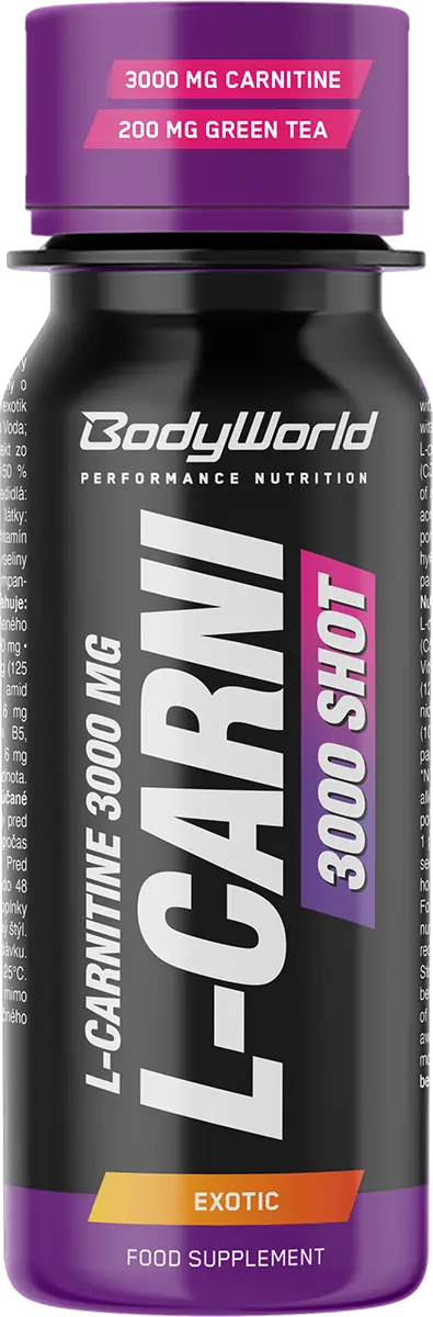 BodyWorld L-Carnitine 3000 Shot 80 ml exotik