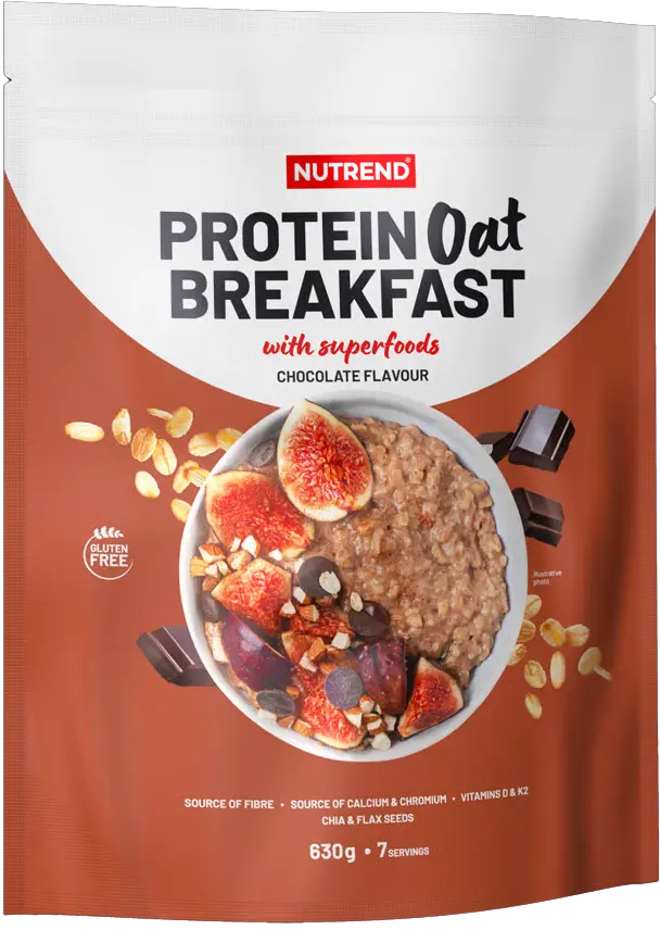 NUTREND Protein Oat Breakfast, sáček, 630 g čokoláda