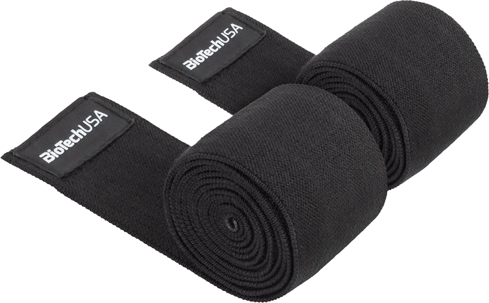 BioTech USA Knee wraps 200 cm černá univerzál