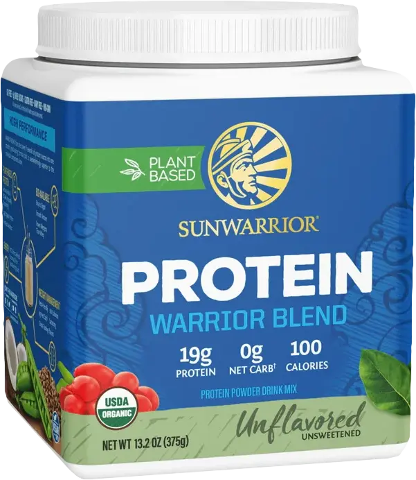 Sunwarrior Protein Warrior Blend 375 g čokoláda