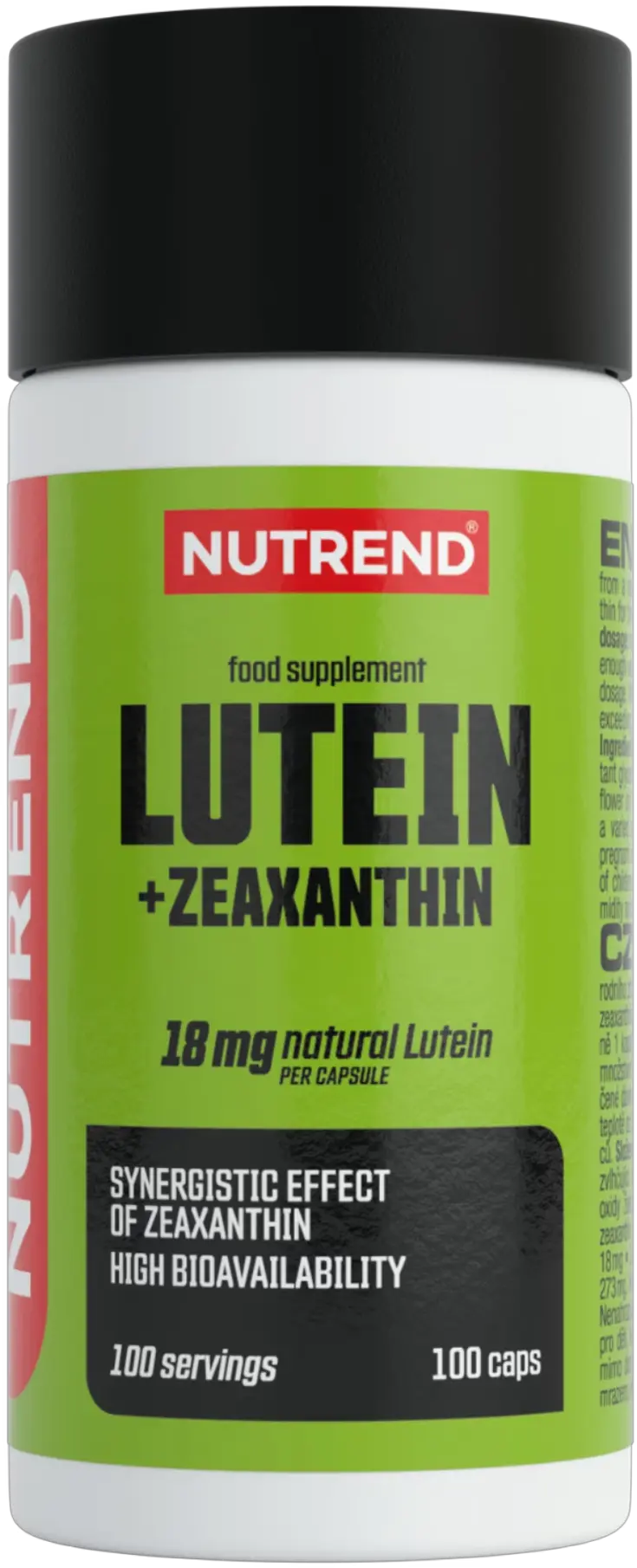 Nutrend Lutein + Zeaxanthin 100 kapslí