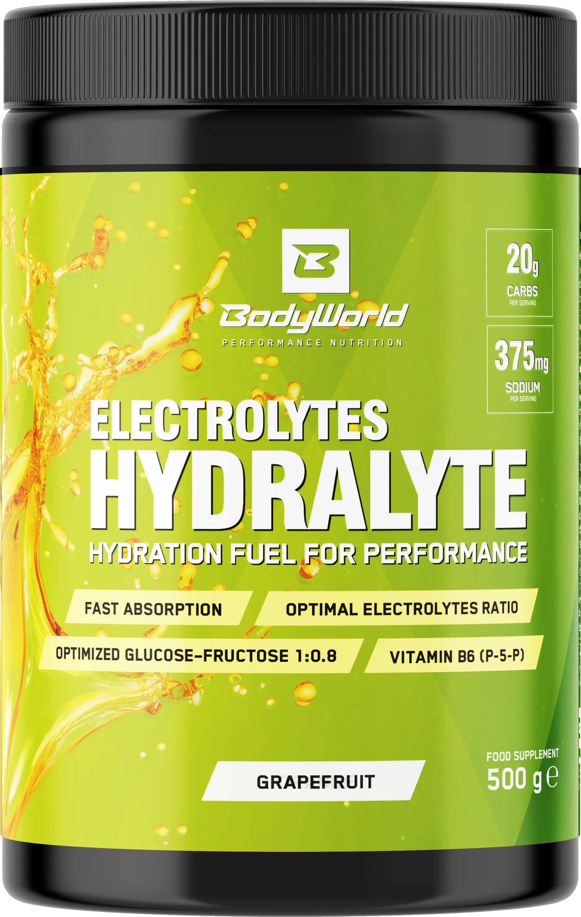 BodyWorld Electrolytes Hydralyte 500 g meloun