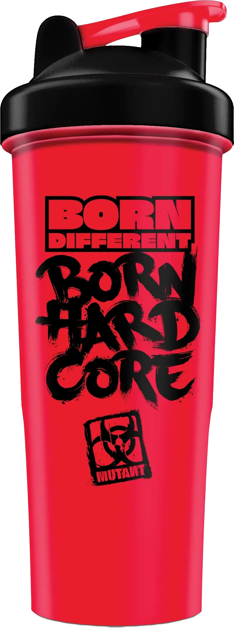 Mutant Born Different Born Hardcore Shaker 1000 ml červená