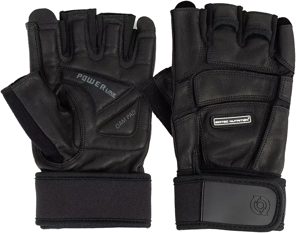 Scitec Nutrition LEE Leather Gloves černé