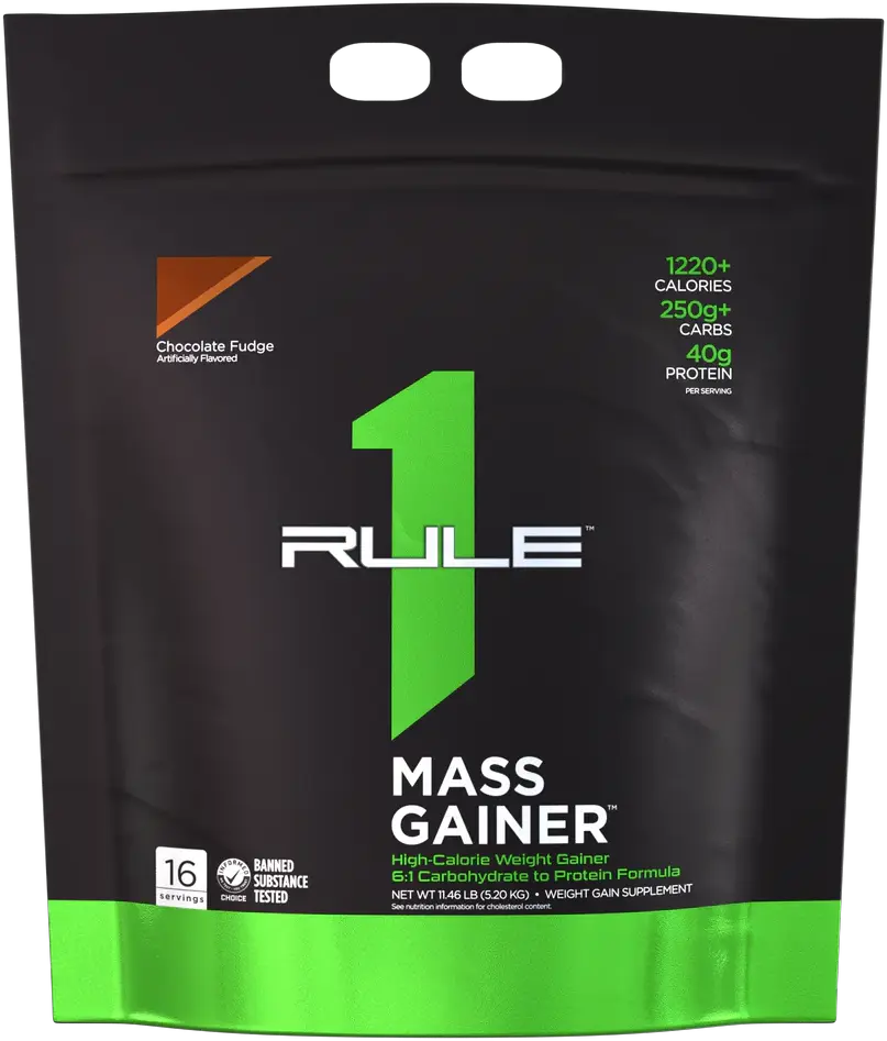 Rule 1 Mass Gainer 5120-5200 g čokoládový fondán