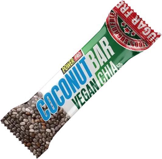 PowerPro Coconut Bar Vegan 50 g chia
