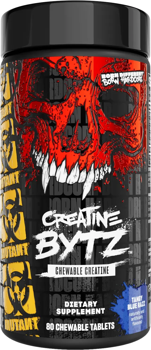 Mutant Creatine Bytz 80 žvýkacích tablet berried alive