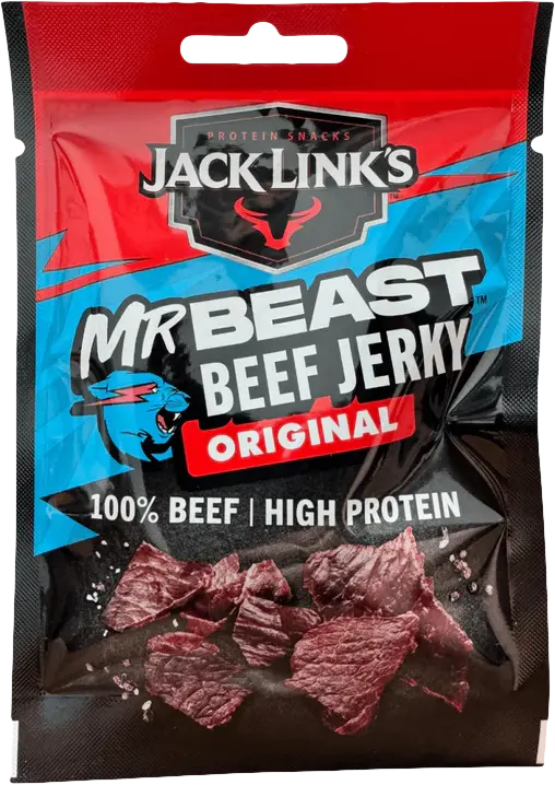 Jack Link’s MrBeast Beef Jerky Original 25 g originál