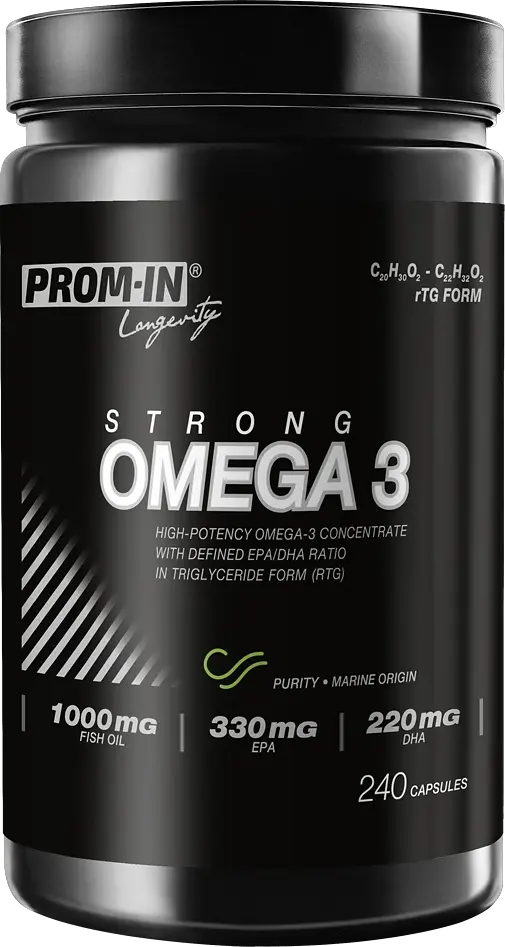 Prom-IN Strong Omega 3, 240 kapslí