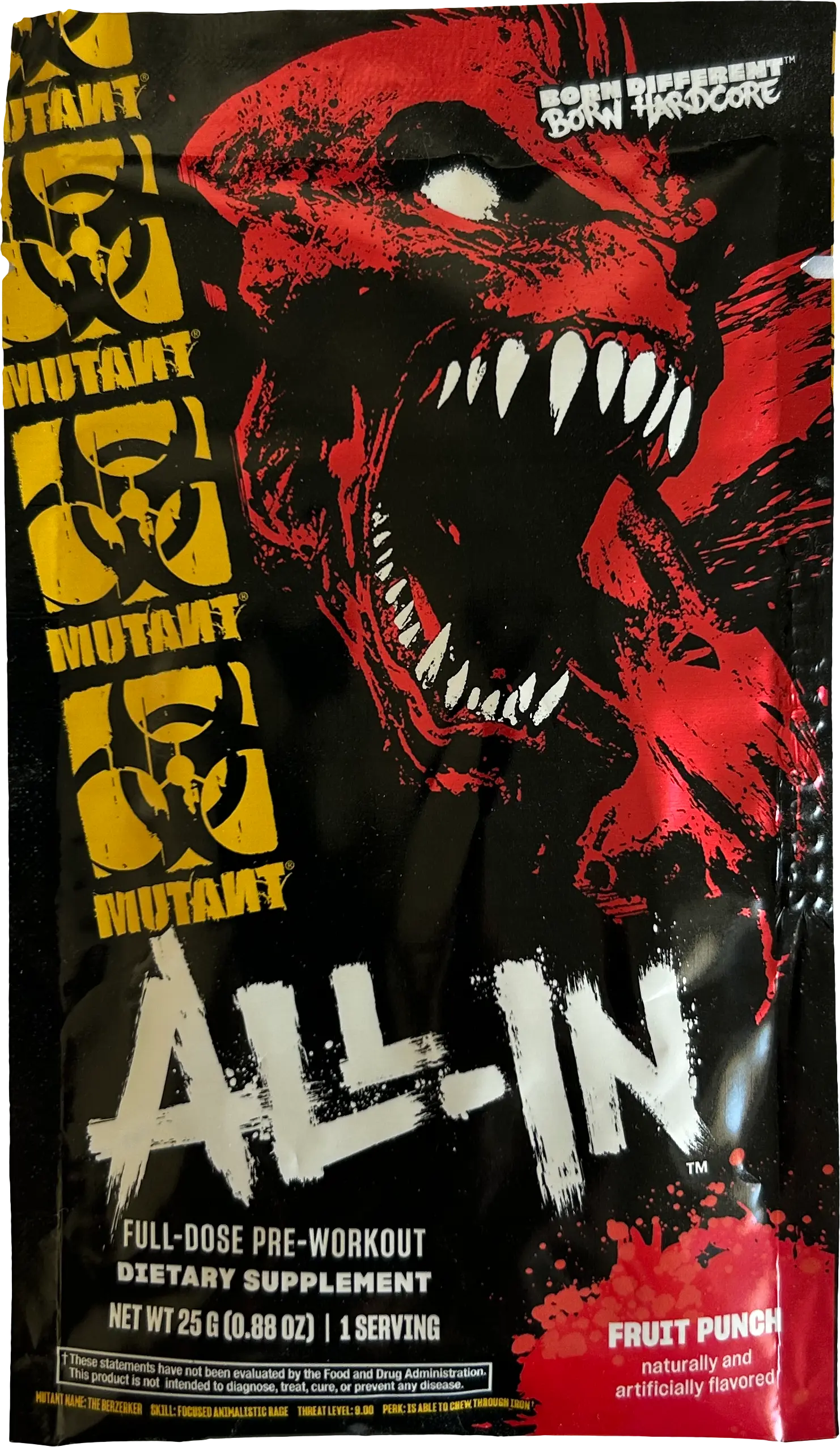 Mutant All-In 25 g ovocný punč