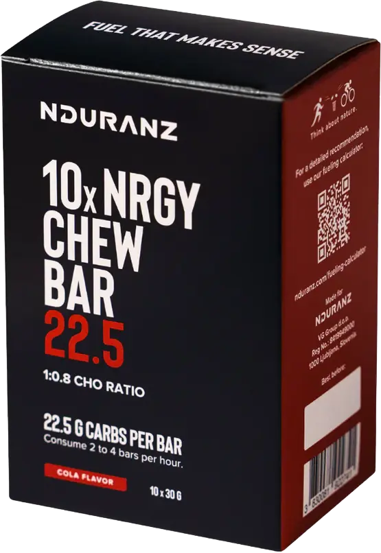 10x Nduranz Nrgy Chew Bar 22.5 30 g