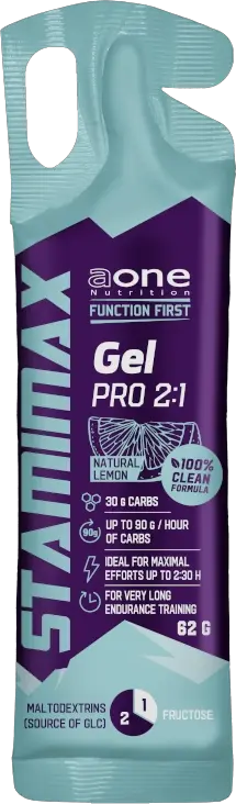 Aone Nutrition Stamimax Gel PRO 2:1 62 g přírodní citron
