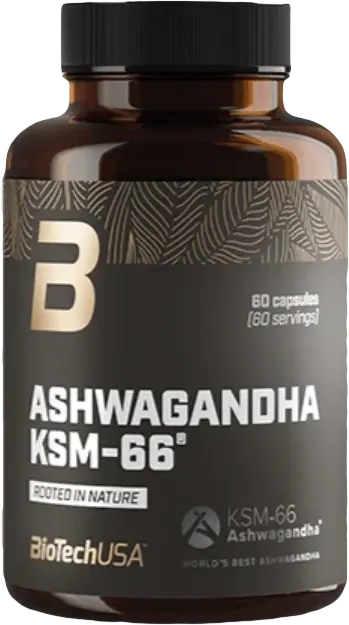 BioTech USA Ashwagandha KSM-66® 60 kapslí