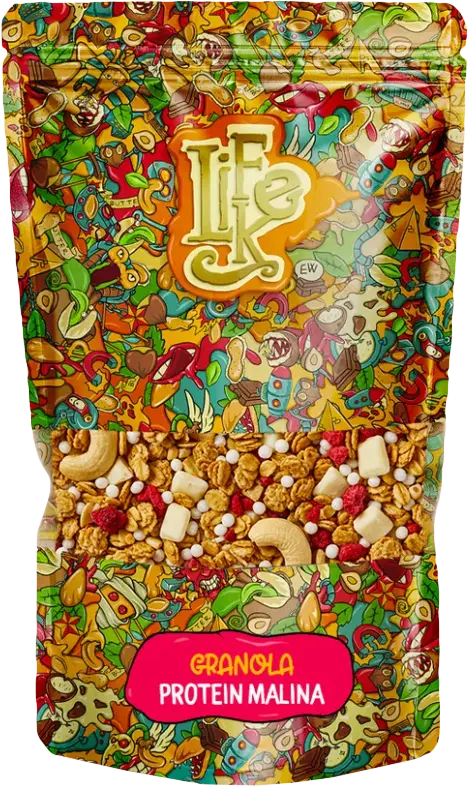 LifeLike Granola Protein Malina 400 g malina