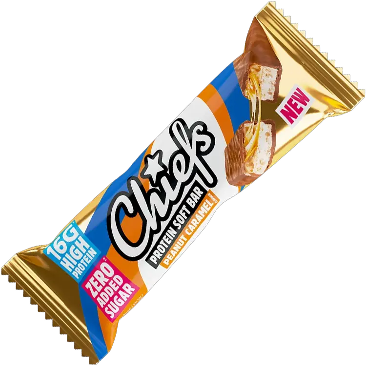 Chiefs® Protein Soft Bar 55 g arašíd-karamel