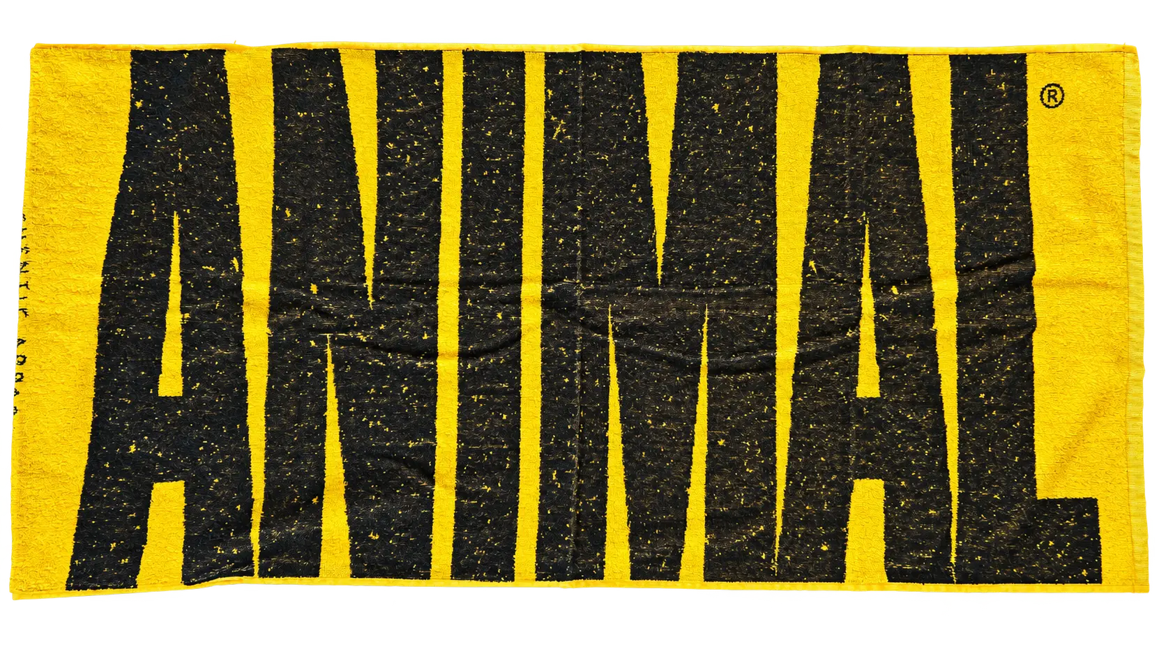 Universal Animal Gym Towel 100 x 50 cm žlutá
