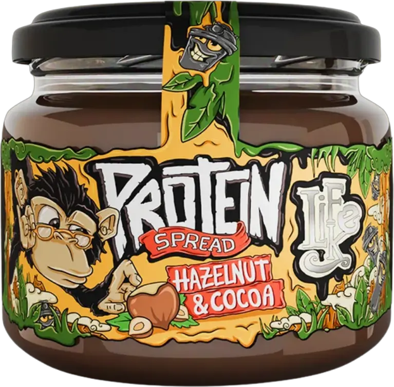 LifeLike Protein Hazelnut & Cocoa Spread 300 g lískový ořech-kakao