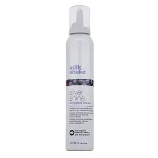 Milk_Shake Silver Shine Whipped Cream bezoplachový kondicionér pro platinově blond a šedivé vlasy 200 ml