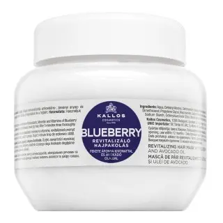 Kallos Blueberry Mask - revitalizační maska na vlasy s výtažky borůvky BLUEBERRY maska, 275 ml