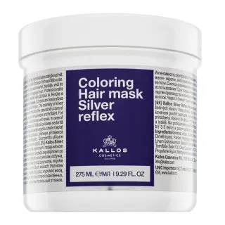 Kallos Silver Reflex Hair Mask neutralizující maska pro platinově blond a šedivé vlasy 275 ml
