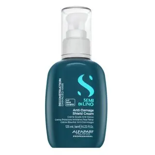 Alfaparf Milano Semi Di Lino Reconstruction Anti-Damage Shield Cream posilující péče pro slabé a poškozené vlasy 125 ml