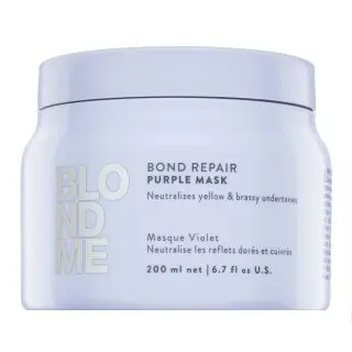 Schwarzkopf Professional BlondMe Bond Repair Purple Mask neutralizující maska pro blond vlasy 200 ml