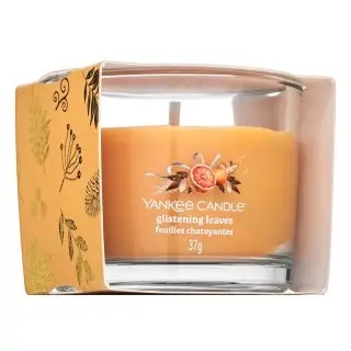 YANKEE CANDLE VOTIVNÍ SVÍČKA PLNĚNÁ VE SKLE GLISTENING LEAVES