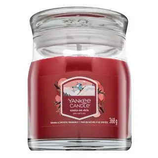 YANKEE CANDLE SANTA ON SKIS SIGNATURE STŘEDNÍ