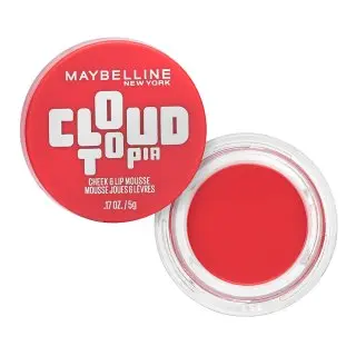 Maybelline Cloudtopia Cheek & Lip Mousse multifunkční pěna na rty a tvář 03 Divine Crimson 5 g