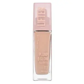 Maybelline Lifter Plump & Glow SPF 15 Foundation tekutý make-up pro sjednocenou a rozjasněnou pleť 117 30 ml
