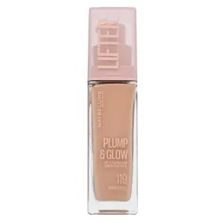Maybelline Lifter Plump & Glow SPF 15 Foundation tekutý make-up pro sjednocenou a rozjasněnou pleť 119 30 ml