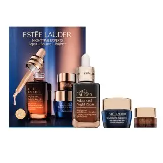 Estee Lauder Nighttime Experts sada pro péči o pleť Repair + Bounce + Brighten 30 ml + 15 ml + 15 ml