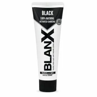 BlanX BLACK bělící zubní pasta s aktivním černým uhlím, 75ml