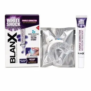 BlanX White Shock Purple Corrector gel pro zesvětlení zubů + LED, 20ml
