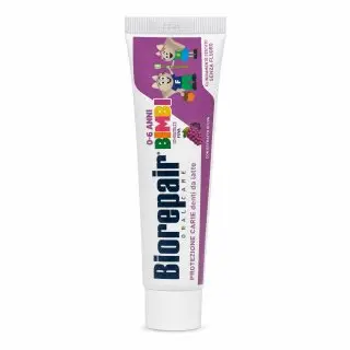 BioRepair Kids dětská zubní pasta 0-6 let (hroznové víno), 50ml
