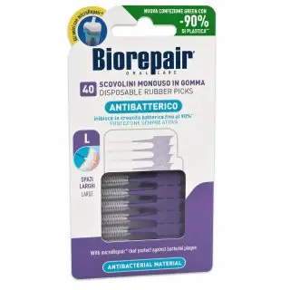 BioRepair Soft Pick pogumovaná párátka (L) + pouzdro, 40ks