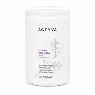 Kemon Actyva Colore Brillante Protection and Shine Mask posilující maska pro lesk a ochranu barvených vlasů 1000 ml