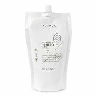Kemon Actyva Volume E Corposita Volume & Bounce Conditioner posilující kondicionér pro objem a zpevnění vlasů Refill 500 ml