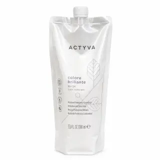 Kemon Actyva Colore Brillante Protection and Shine Mask posilující maska pro lesk a ochranu barvených vlasů Refill 1000 ml