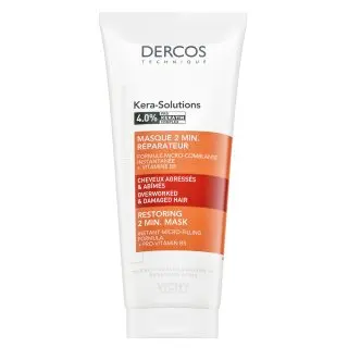 Vichy Maska pro obnovu poškozených vlasů Derkos Kera-Solutions (Restoring 2 Min Mask) 200 ml