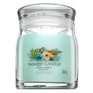 YANKEE CANDLE ALOE & AGAVE SIGNATURE STŘEDNÍ