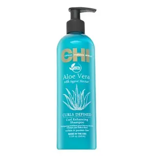 CHI Aloe Vera with Agave Nectar Curls Defined Shampoo - šampon na kudrnaté/vlnité vlasy, 340 ml