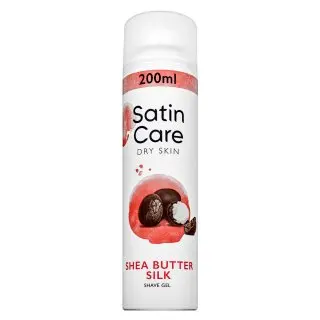 Gillette Satin Care gel na holení Shea Butter Silk Shave Gel 200 ml