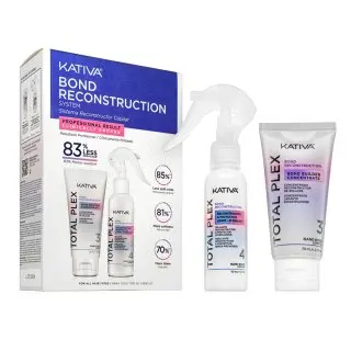 Kativa Bond Reconstruction System Total Plex vlasová kúra pro poškozené vlasy 70 ml + 60 ml