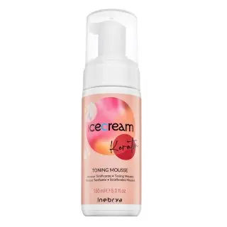 Inebrya Ice Cream Keratin Toning Mousse ošetřující pěna s keratinem 150 ml