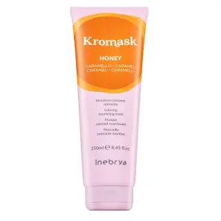 Barvicí vyživující maska Inebrya Kromask Honey - 250 ml, karamelová + dárek zdarma
