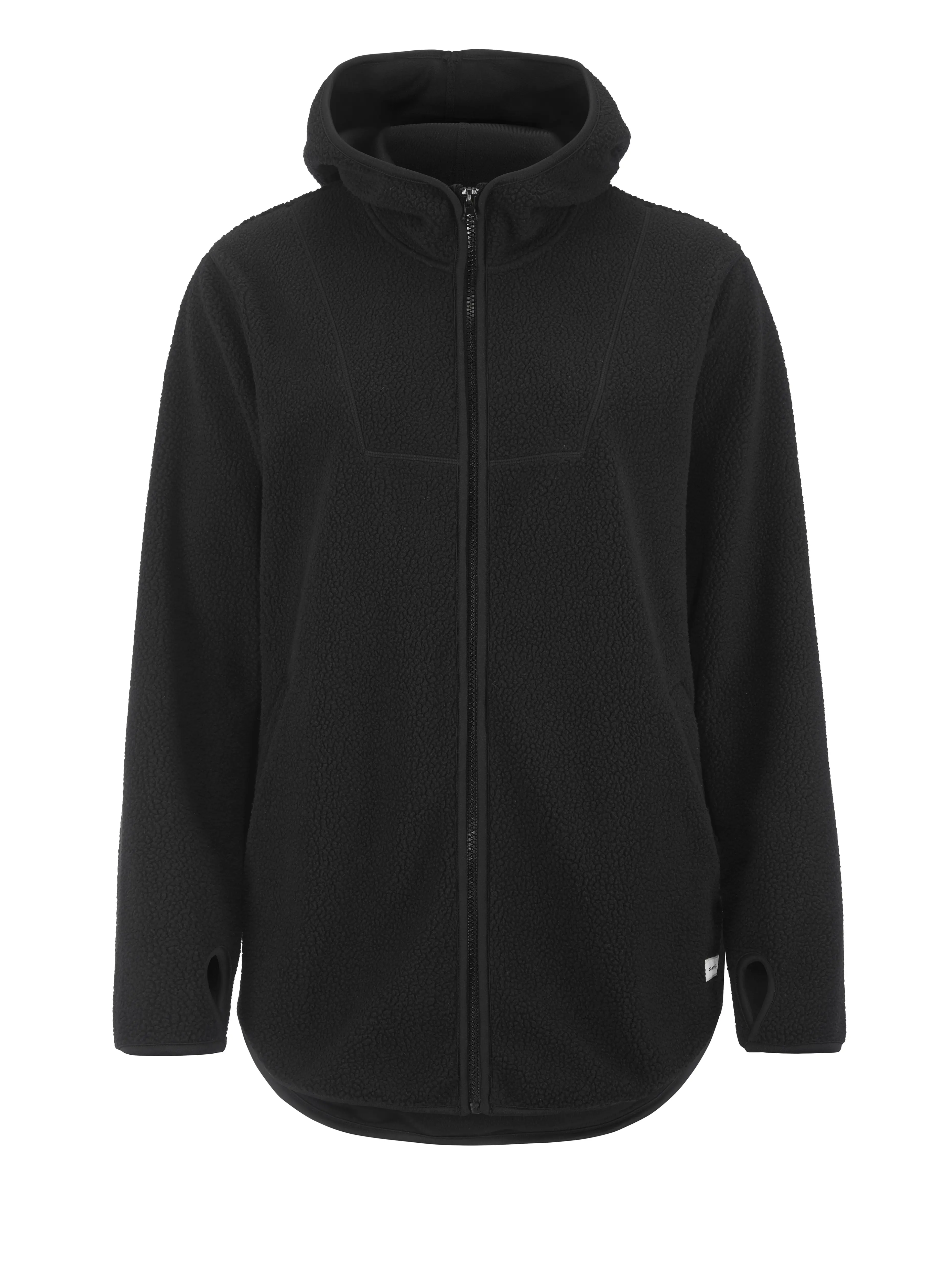 W Mikina CRAFT Join Pile Fleece FZ Hood