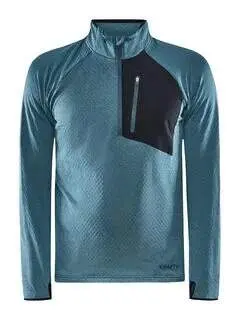 Pánský funkční polorolák CRAFT Core Trim Thermal zelený Velikost: XXL